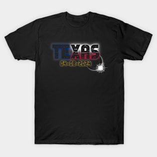 Eclipse Texas 2024 Total Solar Moon T-Shirt